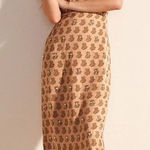 J.Crew Collection Embellished Halter Dress in Tonal Tulip Block Print Size 4 NEW Photo 0