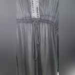 Black Sheer Tunic Top Size M Photo 4