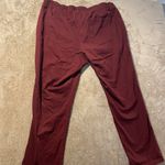 st. john's bay  Pants Womens 18W Wine Red Cargo Straight Leg High Rise Stretch Photo 2