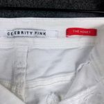 Celebrity Pink Honey White Denim Shorts Distressed Frayed Hem Juniors Size 11 Photo 6