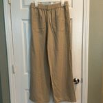 Kendall + Kylie  Tan Wide-leg Pants with Pockets Size Large Photo 1