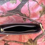 brown faux leather croc gold ring mini satchel purse Photo 4