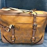 Coach  Signature Jacquard A Beautiful Yellow Shoulder Bag D1059-F15669 Photo 0