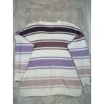 Aeropostale  Sweater Womens S  Multicolor  Striped Casual Preppy Open Knit Top Photo 1