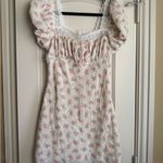 For Love & Lemons NWT Pink  "Maxine" Floral
Mini Dress Sz medium Photo 2