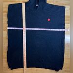 Yummyyoung Women Black Mini Heart Sleeveless minimalist Sweater Hoodie Vest|SZ:L Size L Photo 8