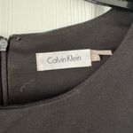 Calvin Klein Black and White dress with black and gold belt Photo 2