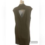 Tribal Jeans Shirt Dress Green Ladies Size Small Sleeveless Cut Out Back Photo 4