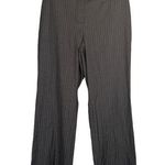 Merona Gray Wool Blend Striped Business Dress Pants Slacks Women Sz 10 Photo 0