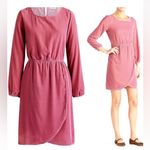 J.Crew Blush Pink Velvet Tulip Hem Dress Womens size 12 NWT Photo 1