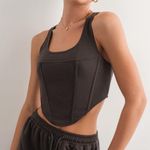 Isabelle's Cabinet Isabelle’s Cabinet Pretty Garbage Cropped Corset & Jogger Set Photo 1