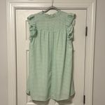 Umgee  Green Gingham Ruffle Dress Photo 1