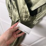 Reformation  Casette Silk Dress in Artichoke 10 Photo 9