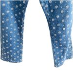 Pilcro  Anthropologie Women’s Floral Embroidered High Rise Bootcut Crop Jeans 30 Photo 6