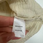 Drew Anthropologie Blouse Womens Small Gauze Puff Sleeve V Neck Top Cotton Boho Photo 5