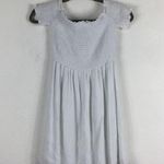 Show Me Your Mumu Dolly Smocked White Mini Dress Medium Photo 13