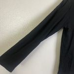 Untouched World Merino Base Layer Womens Small Black Pullover 1/4 Zip *Flaw/Logo Photo 5