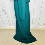 Vintage RIMINI Formal Maxi Dress / Jacket Size 12 Dark Teal Green Beaded Photo 7