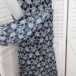 Crown & Ivy Elephant Parade Layered Illusion Sundress Dress Blue White 2 Photo 7