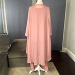 Women’s Chiffon 3 Piece Party Formal Mother of the Bride Pants Suit Size 12 NEW Pink Photo 3