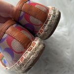 Coach Women Rainbow Espadrille Flats size 7 excellent condition . Photo 1