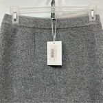 Lucy Paris NWT  M grey knit high slit Charcoal Pencil Skirt pullon gray Photo 9