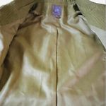 J. Jill Green Corduroy Belted Trench
Coat Jacket Size XL. Lined, Pockets Photo 3