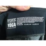 Pink Victorias Secret Yoga Leggings Black White Colorblock Dog Logo Womens XS Photo 5
