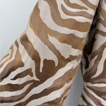 Kasper  Zebra Print dressy Coat Jacket Women’s Brown Beige 3/4 Sleeve size 14 Photo 6