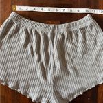 Women's Gray Waffle Knit Two Photo 7