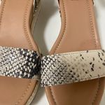 Steve Madden  10 snakeskin look heeled sandals cork & rope heel $69 Photo 5