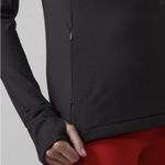 Athleta  Black Raninier Long Sleeve Half Zip Athletic Sport Shirt S Photo 5