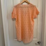 NWOT Francesca's Marilyn Lace Swim Cover Up Pink Size M Photo 4