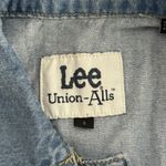 Lee  Union-Alls Denim Jumpsuit Coveralls Heart Patch Blue Jeans Small Photo 8