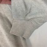 Athleta  women's 1x cozy 1/4 zip pullover sweatshirt gray cream prep Lulu athleti Photo 7