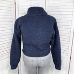 House Of Harlow 1960 Shimmer Sparkle Cardigan Sweater Set Navy Blue XL Chunky Photo 3