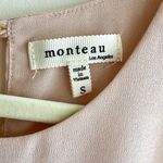 Monteau  Women’s Blush Pink Layered Basic Tank Top, Size Small Photo 6