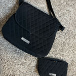 Vera Bradley Black Quilted crossbody purse and wallet Photo 0