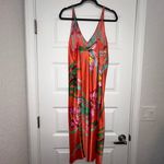 Natori  Water Lily Floral Print Nightgown Slip Dress Size M  Photo 7