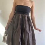 Body Boho Strapless Casual Dress Brown Photo 2