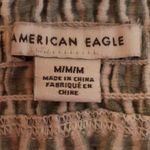 American Eagle Green Gingham Dress Womens Ruffle Smocked Waist Tiered Size M Size M Photo 4