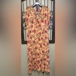 Faded Glory  sheer floral maxi dress cover up Photo 1
