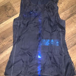 Akris  liquid sequin mulberry silk blouse top $998 S designer spring sparkle Photo 5