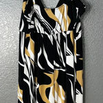 Star Vixen Black White Gold Maxi Dress – Sleeveless V Photo 0