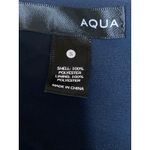 AQUA  Women's Navy Blue V Neck Sleeveless Cami Basic Boxy Tank Blouse Top Size S Photo 2