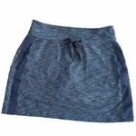 Athleta Downtown Metro Skort Skirt Gray W/Black Trim Heather Sz XS Pockets Photo 0
