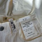 Madewell NWT White The Perfect Vintage Wide-Leg Crop Jean Size 24 Photo 5
