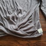 Vuori  Womens Purple Ribbed Chco Feminine Athleisure Cove Twist Top Size Small Photo 3