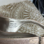 Karen Scott  Branca Embellished Open Toe Heels Pale Pink (Tan) Sz 6 Photo 5