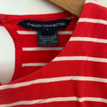 French Connection Red/White Cotton Dress Photo 2